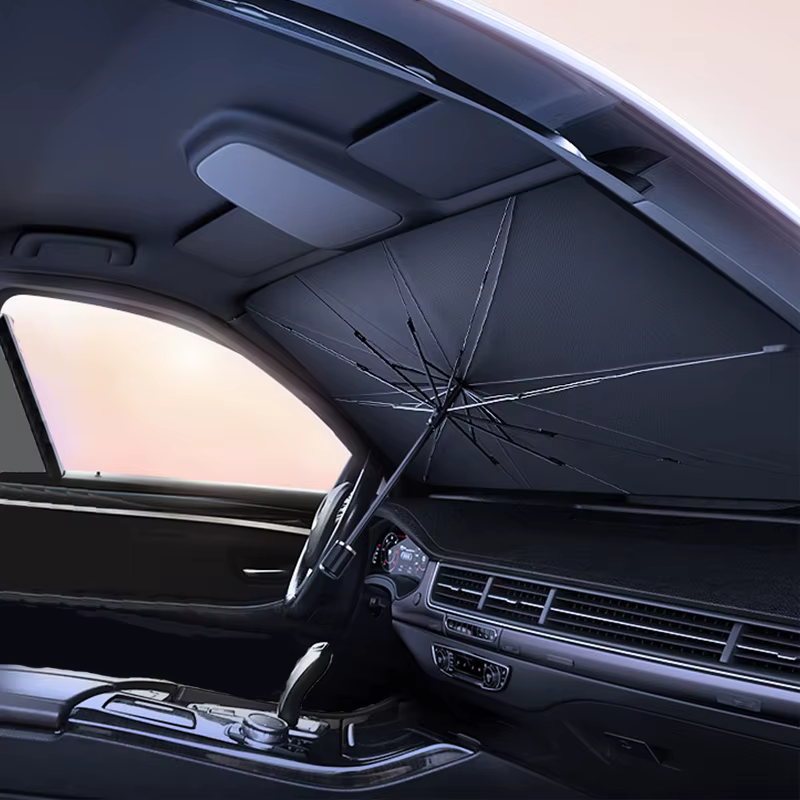 Pare-soleil de voiture, Parasol de Protection pour pare-brise intérieur d'été, accessoires de Protection pour ombrage automobile