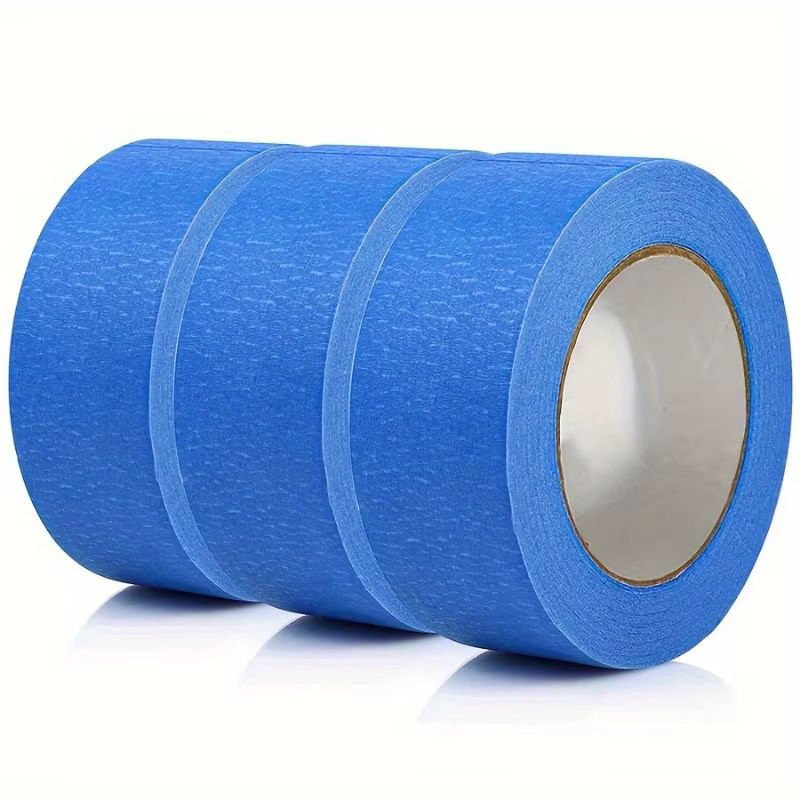 2 rouleaux de ruban de masquage bleu