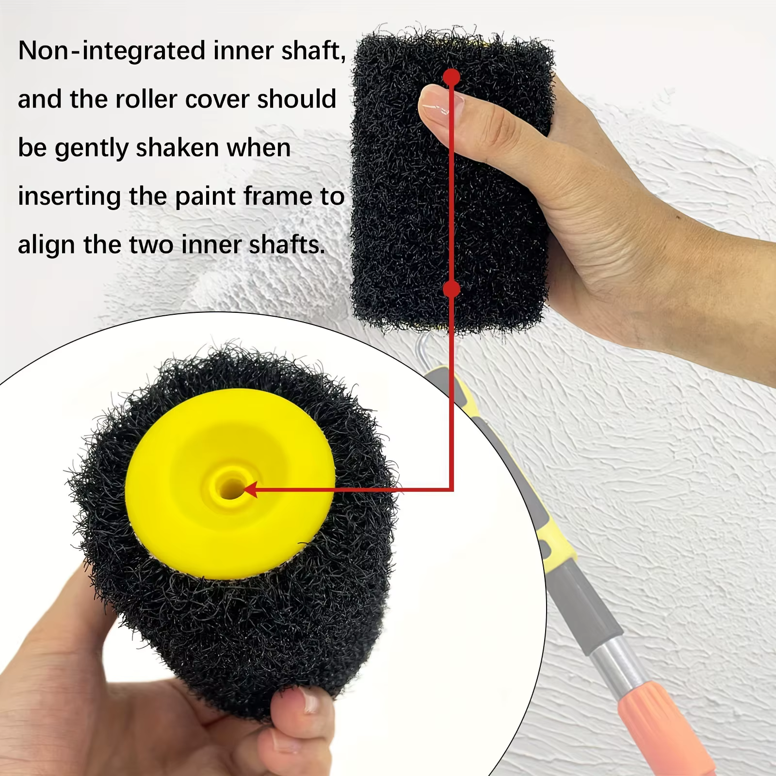 Brosse à rouleau de Texture pour cloisons sèches