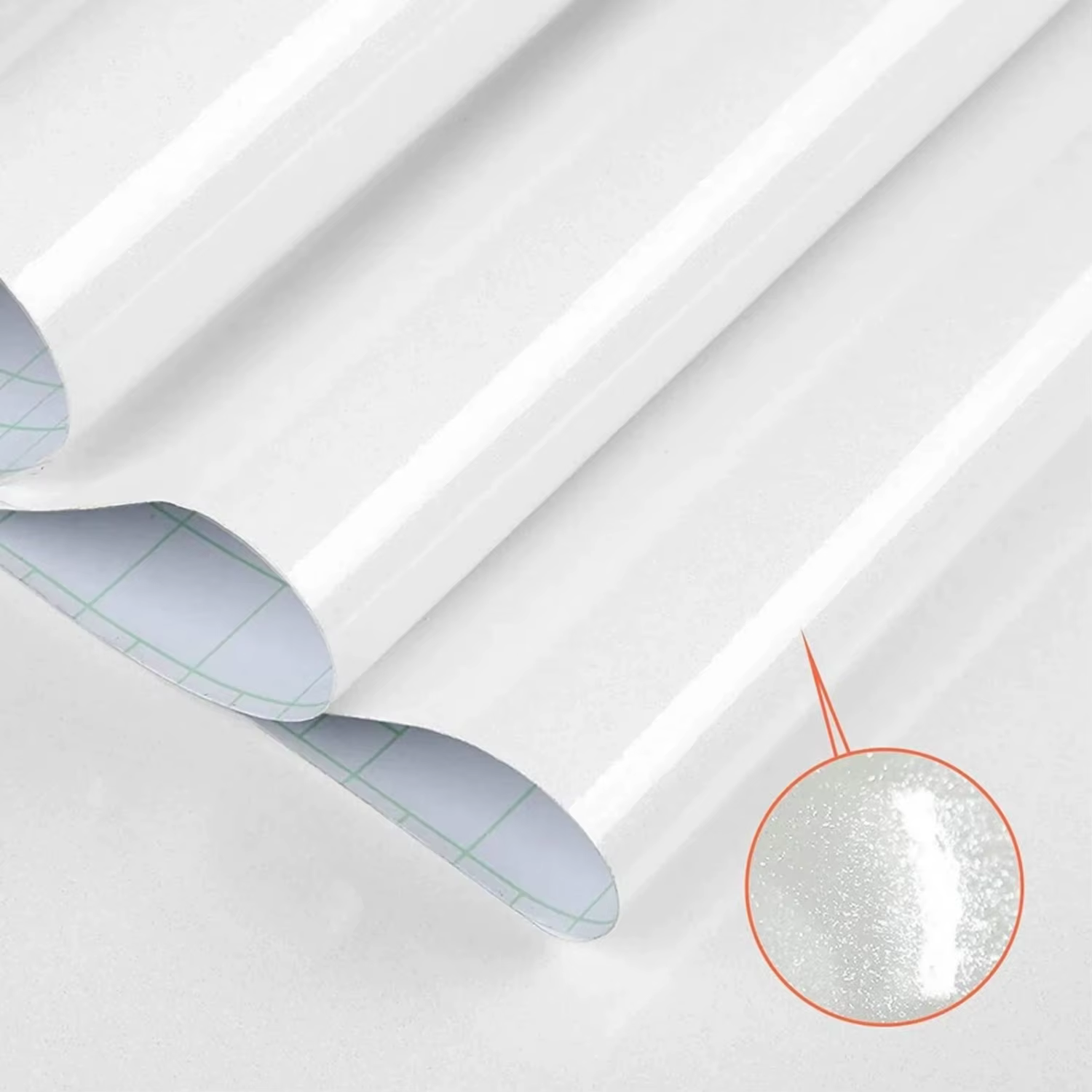 Papier peint auto-adhésif imperméable en PVC avec perles