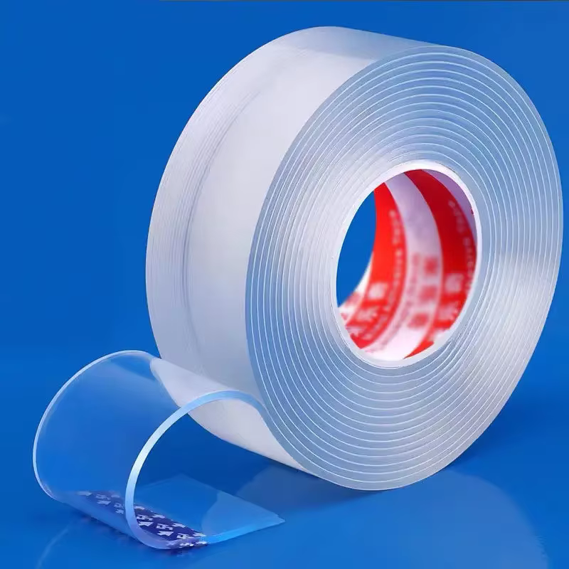Autocollant Double face en Silicone Transparent