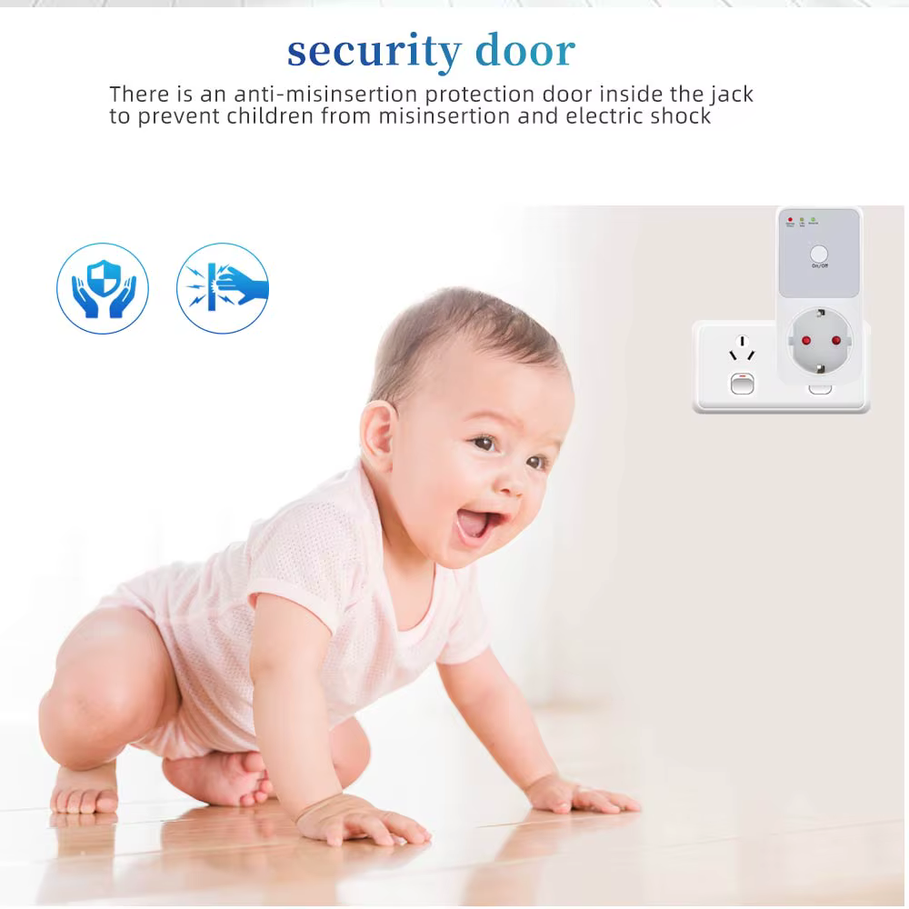 Protecteur de tension pour réfrigérateur, stabilisateur AC 220V, protection contre les surtensions automatique, prise de relais de tension, prise ue, Protection électrique