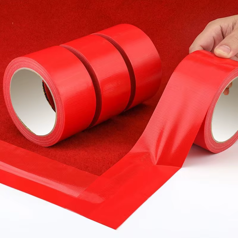 Ruban adhésif rouge robuste pour canalisations