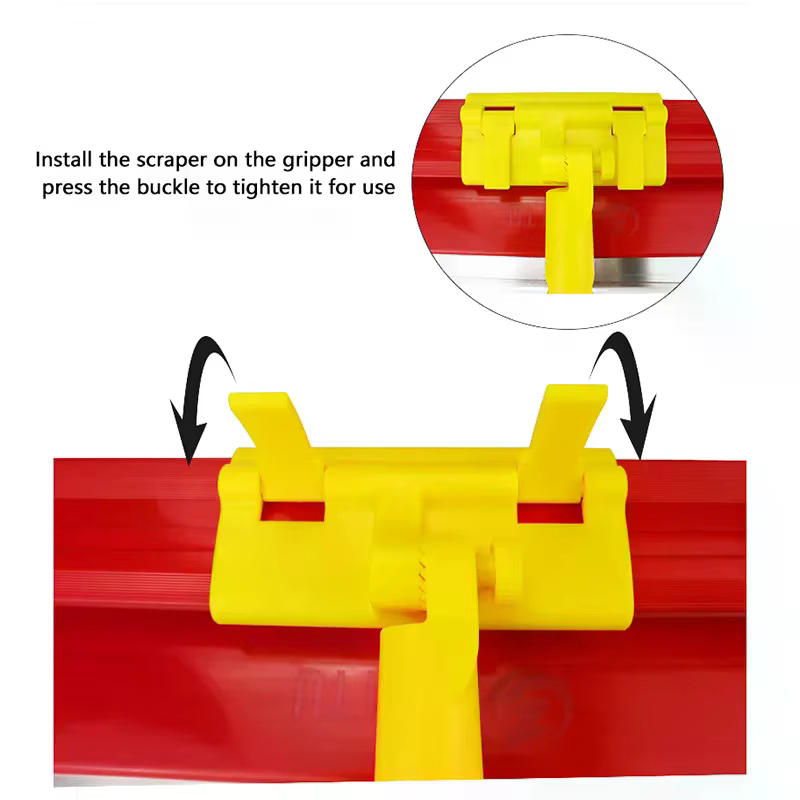 Outil lisse pour cloisons sèches - Truelle plate avec adaptateur d'extension et clip de support de nivellement - Unité de lissage de la construction