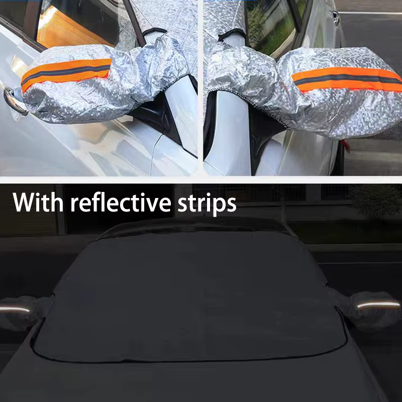 Bouclier Anti-UV pour pare-brise de voiture, 1 pièce, pour l'hiver, pour fenêtre avant, Anti-gel, Protection extérieure