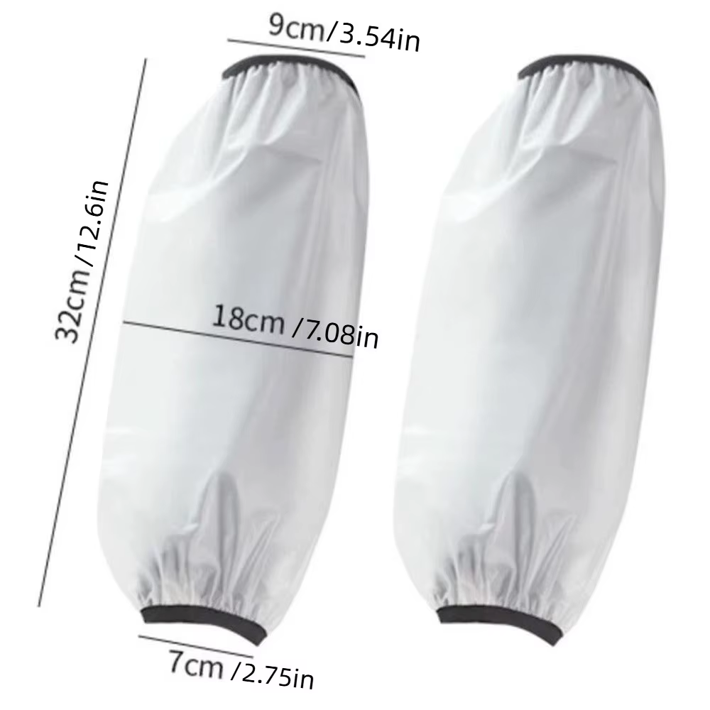 Manchons élastiques imperméables, conception étanche, protection anti-huile, protège-avant-bras, protège-bras en TPU