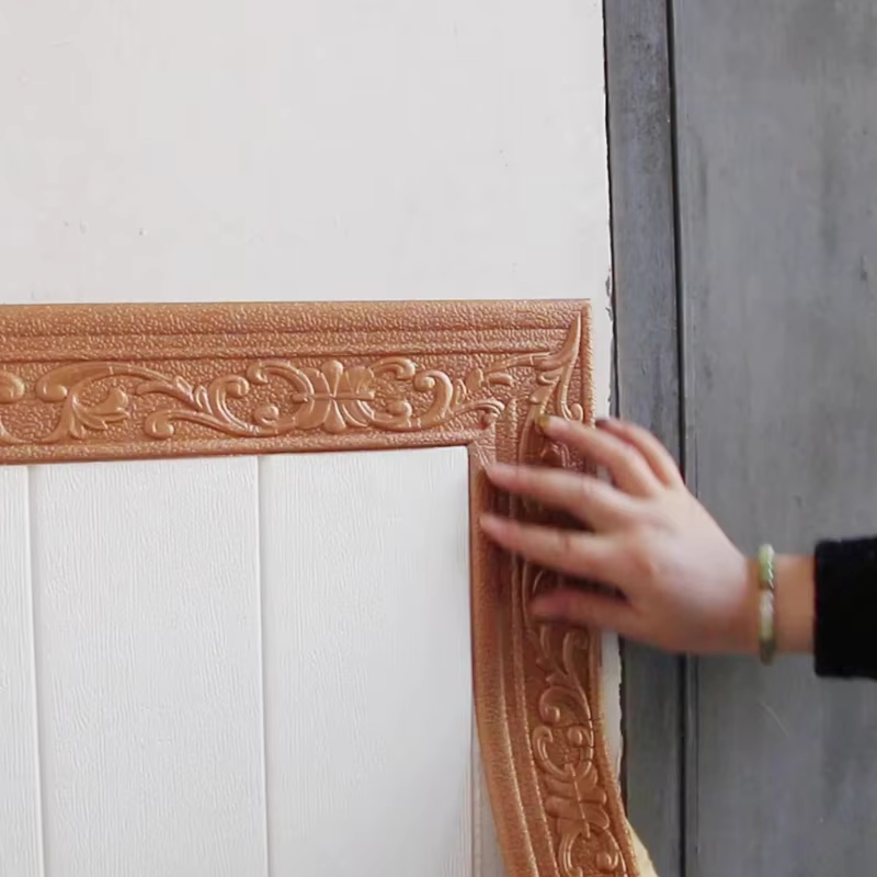 Rouleau de ligne de garniture murale 3D