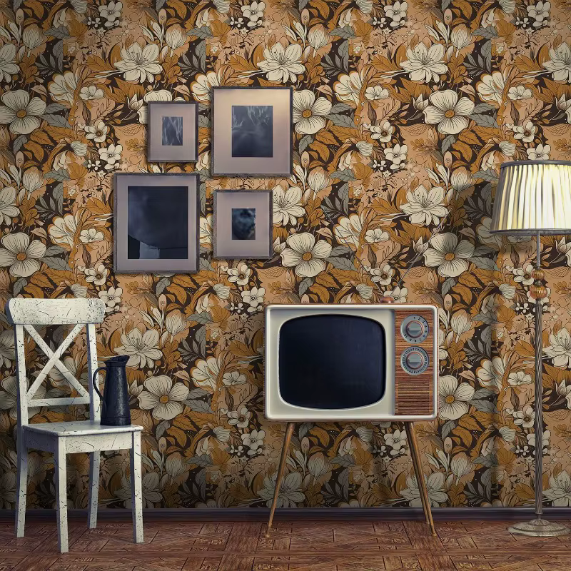 Papier peint texturé auto-adhésif, décoration murale pour salon et chambre à coucher, autocollants muraux imperméables et résistants à l'usure