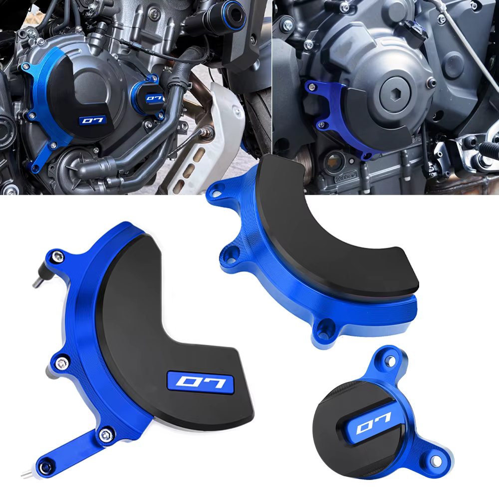 Couvercle de Protection de moteur de moto CNC, Anti-chute, Protection contre les chutes, accessoires pour YAMAHA MT-07 MT07 MT 07 2025 2026