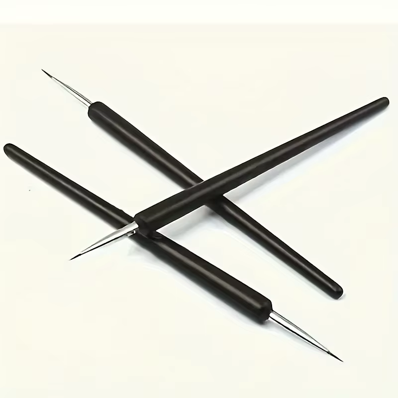 Ensemble de 3 pinceaux de précision pour nail art