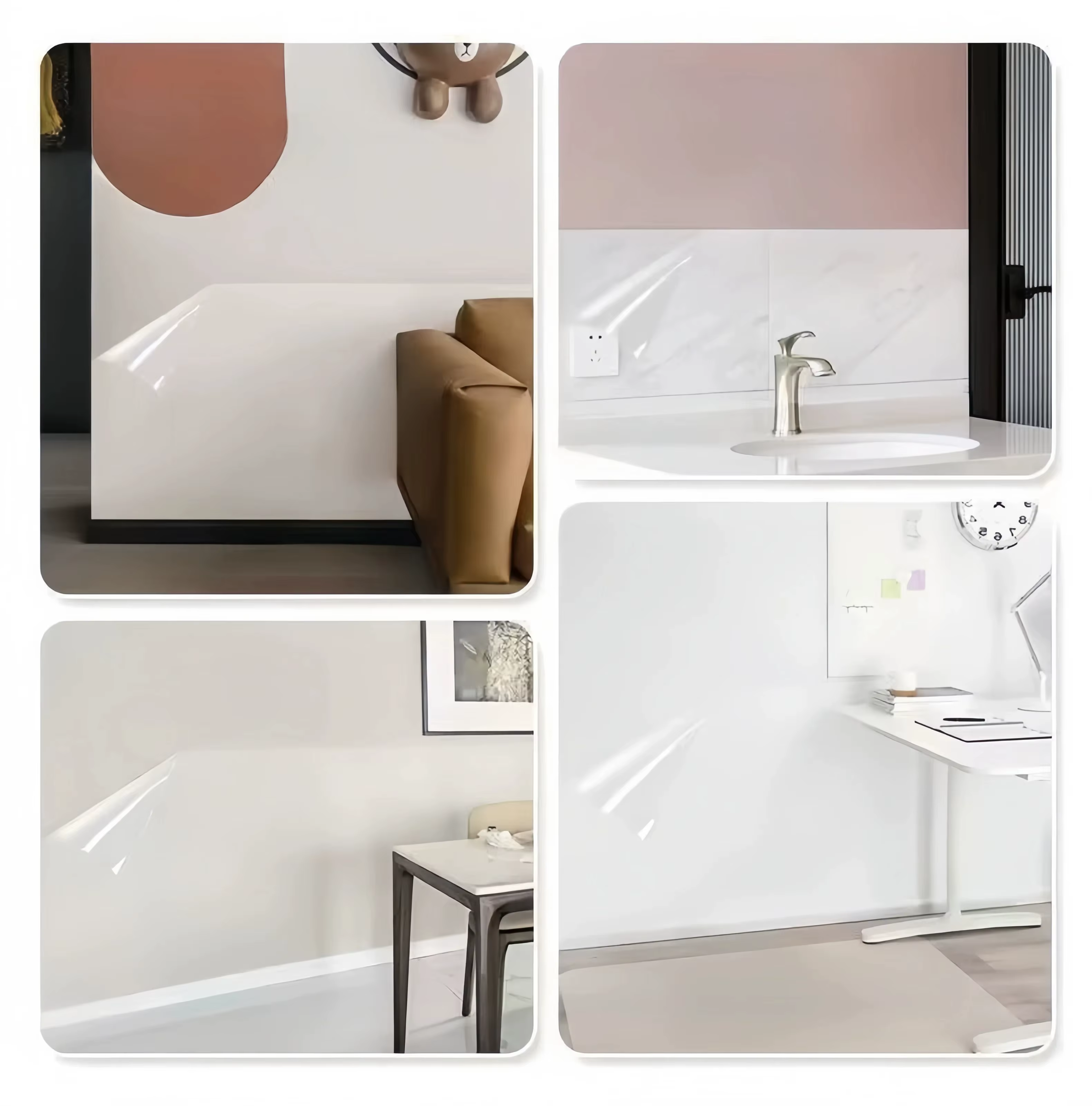 Film protecteur mural transparent