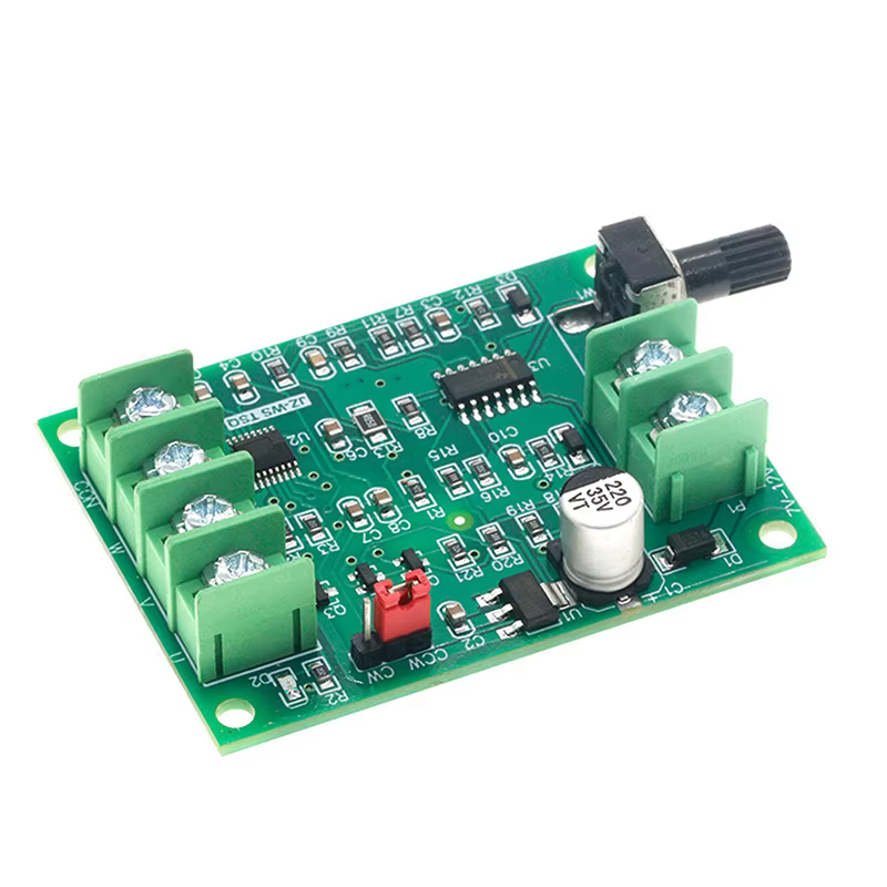 Carte de commande de moteur à courant continu sans balais, protection contre les surtensions et les surintensités pour moteur de disque dur DC 7V-12V.