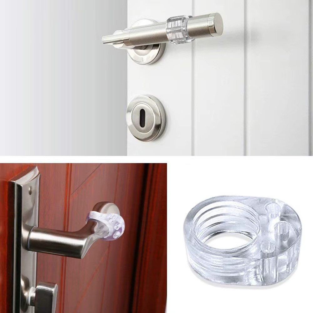 Butée de porte transparente