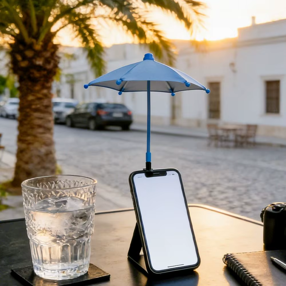 Support de téléphone magnétique flexible à angle réglable 360° ° Support magnétique rotatif pour téléphone de voiture, protection solaire UV, anti-éblouissement