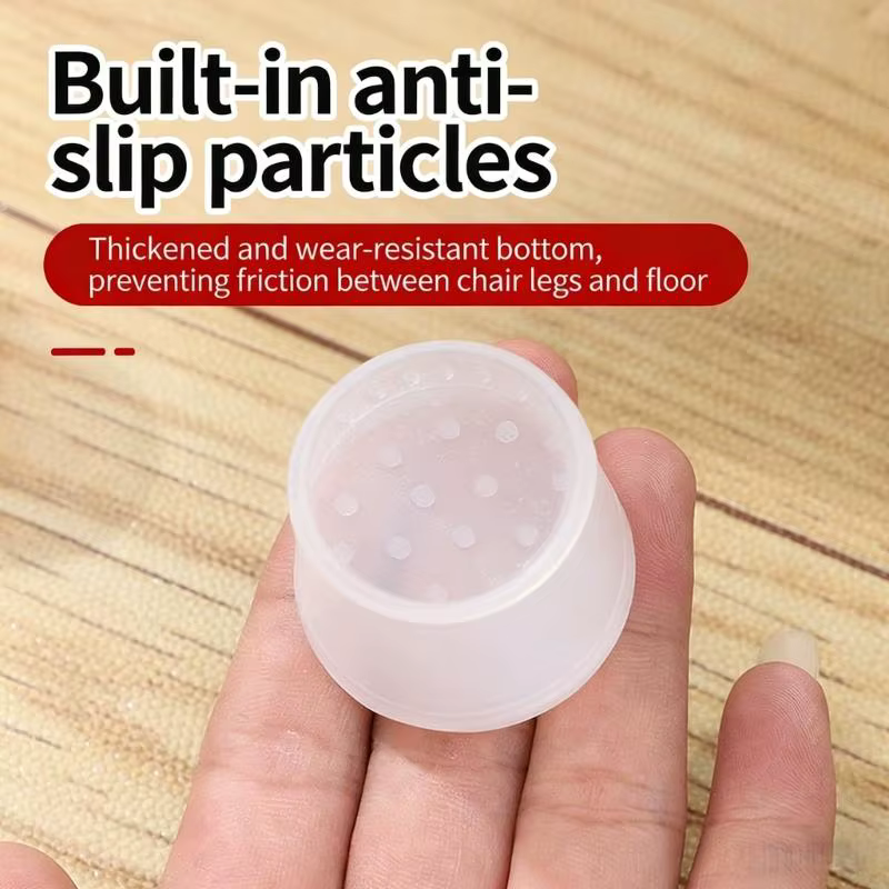 Les protège-pieds meubles couvrent matériau en Silicone pour réduction du bruit du dans les à
