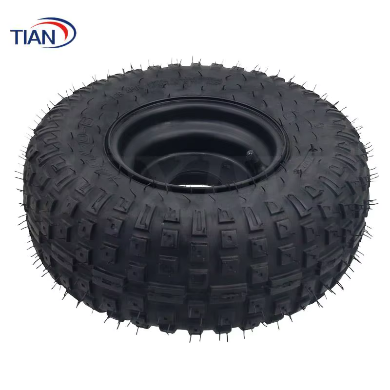 Roues ATV de 6 pouces de haute qualité avec pneus 145/70-6, adaptées aux jantes en fer de 6 pouces pour karting Buggie ATV Quad