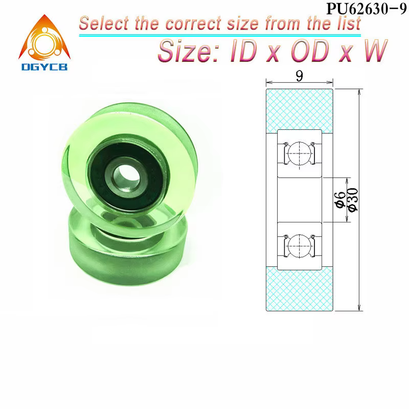 1 rouleau en PU enduit 6x30x18 PU62630-18 DE 30mm