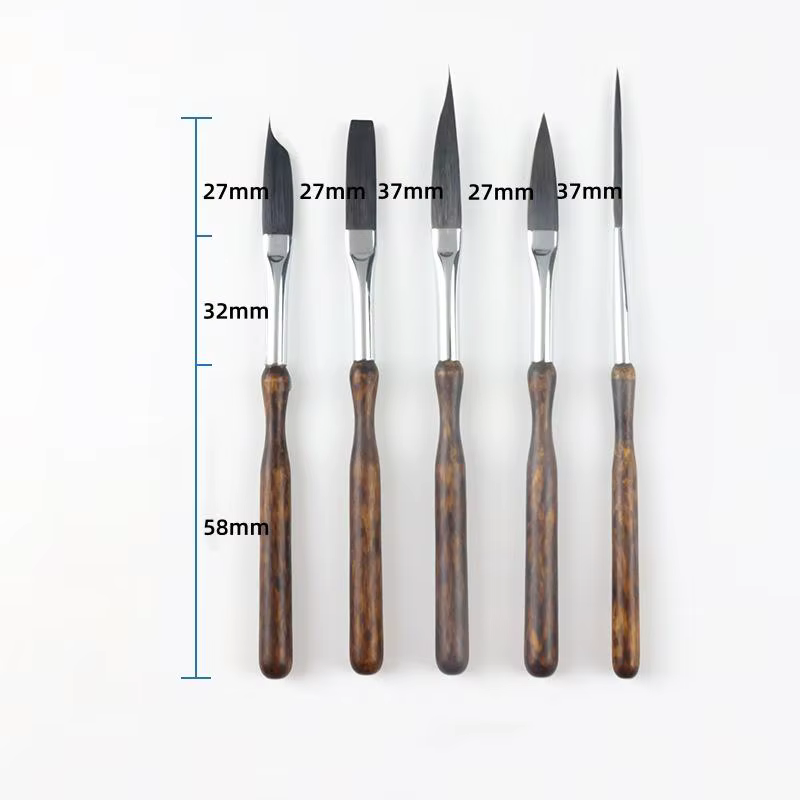 Nouveau pinceau à rayures 1/5 pièces
