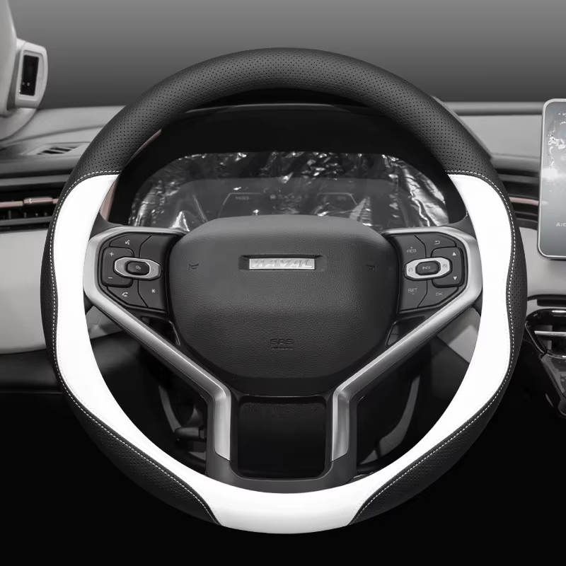 Support de protection de couverture de volant de voiture, rond pour Haval Gesion 2021- 2024, 2025, résistant à l'usure, antidérapant, accessoires intérieurs
