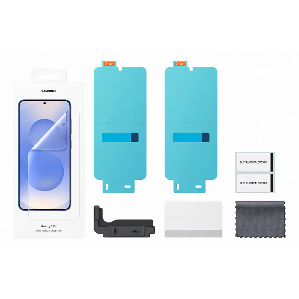 2PCS Protecteur d'écran anti-reflet d'origine Samsung Galaxy S25 S25+ pour S25 S25Plus Protecteur d'écran