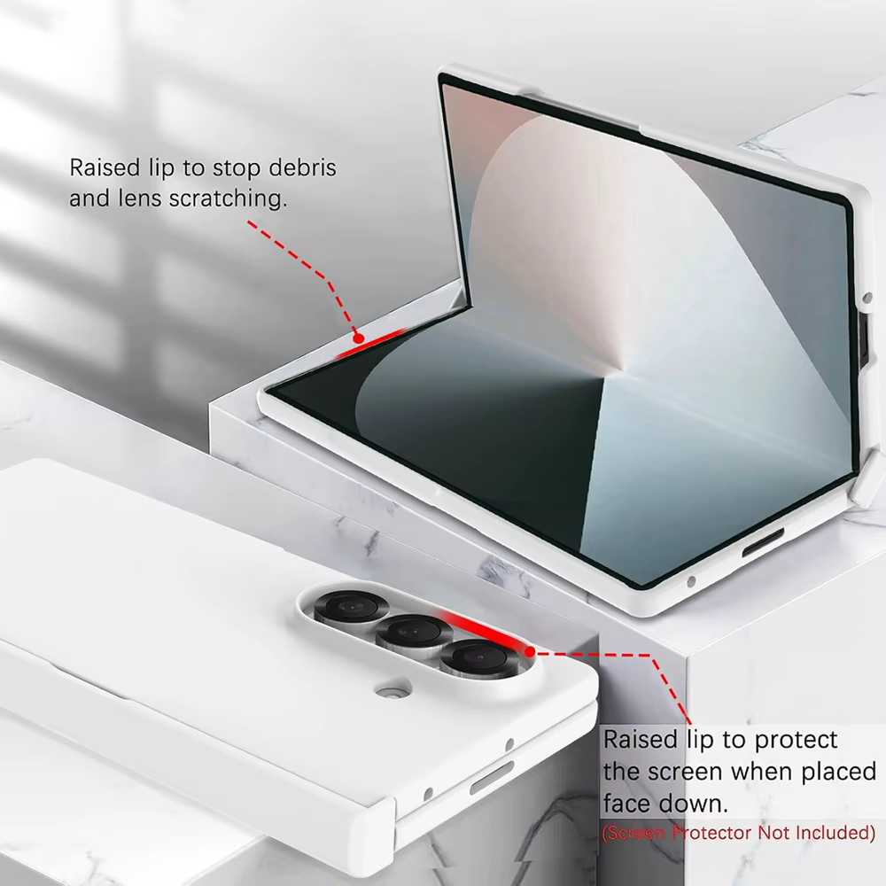 Coque antichoc fine en PC rigide avec protection de charnière pour Samsung Galaxy Z Fold 7 8 6 5 4 3 8 Ultra