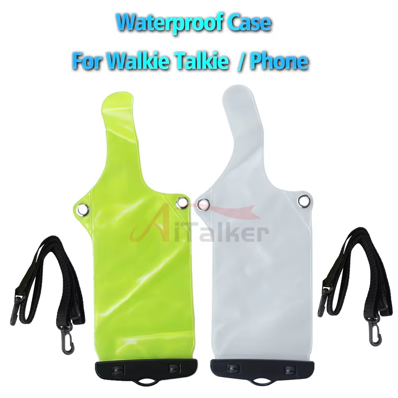 Baofeng talkie-walkie Quansheng sac sec extérieur Pack sac résistance à l'eau housse de Protection pour téléphone portable pochette étui étanche