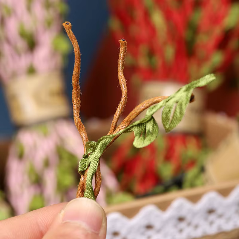 Rouleau de ruban de feuilles de Jute naturelle