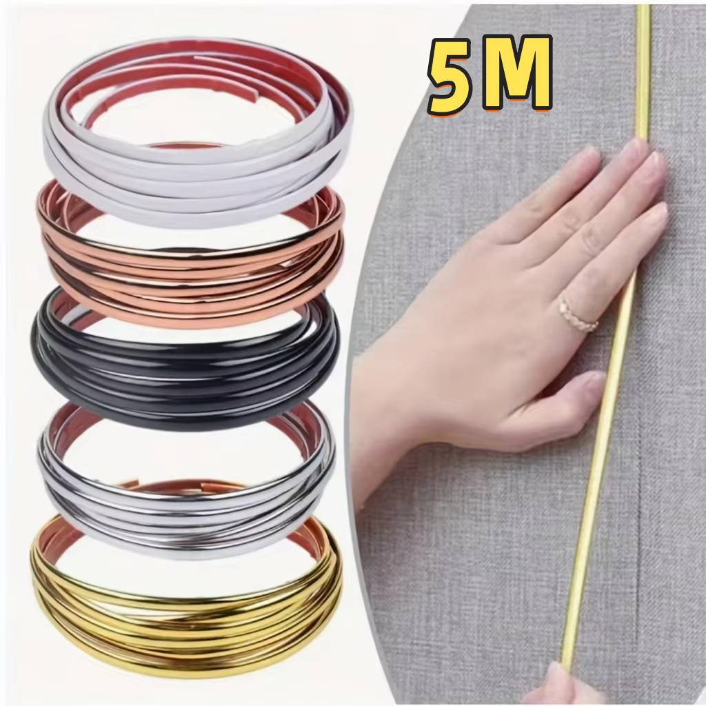 1 rouleau de 5m d'autocollants décoratifs 3D auto-adhésifs