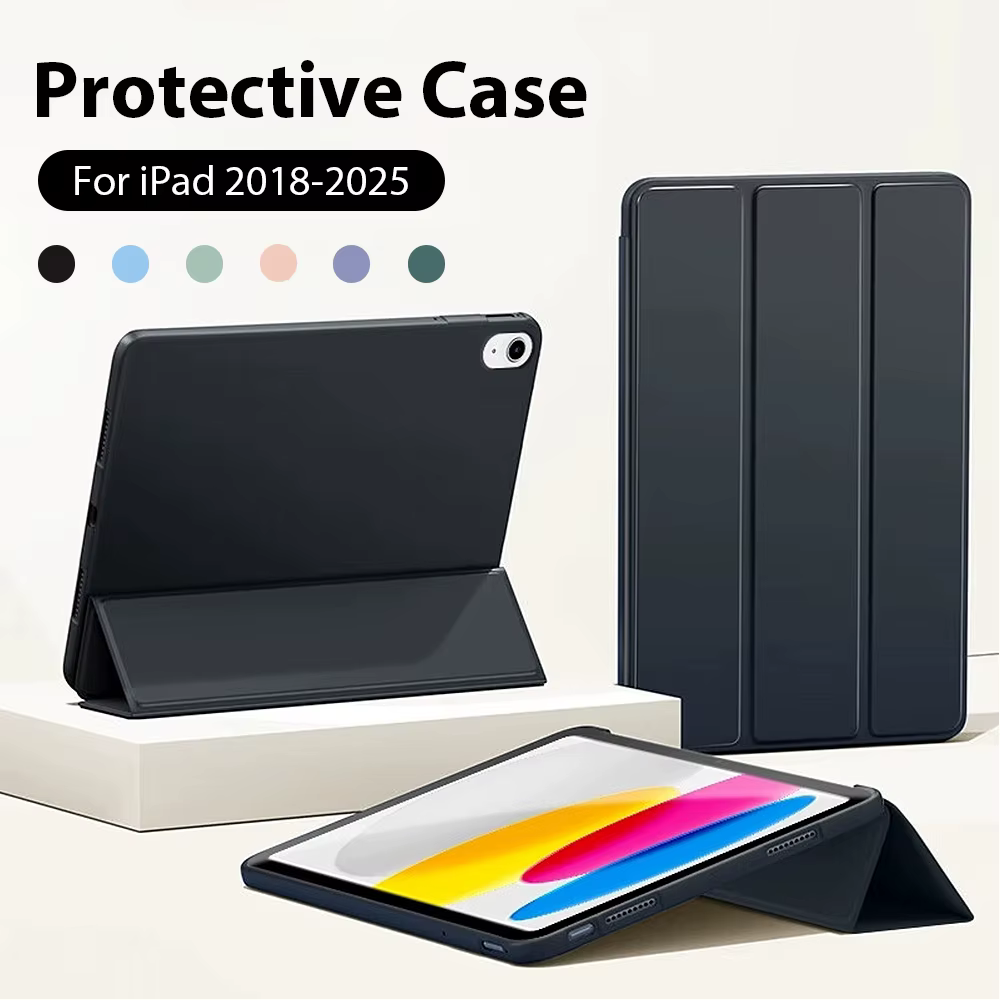 Pour iPad A16 11e/10e génération Pro 11/13 M4/M5 Pro 12/9 Air 11 M3 2025 Air 4/5 7e/8e/9e 10.2 Housse de protection anti-chute