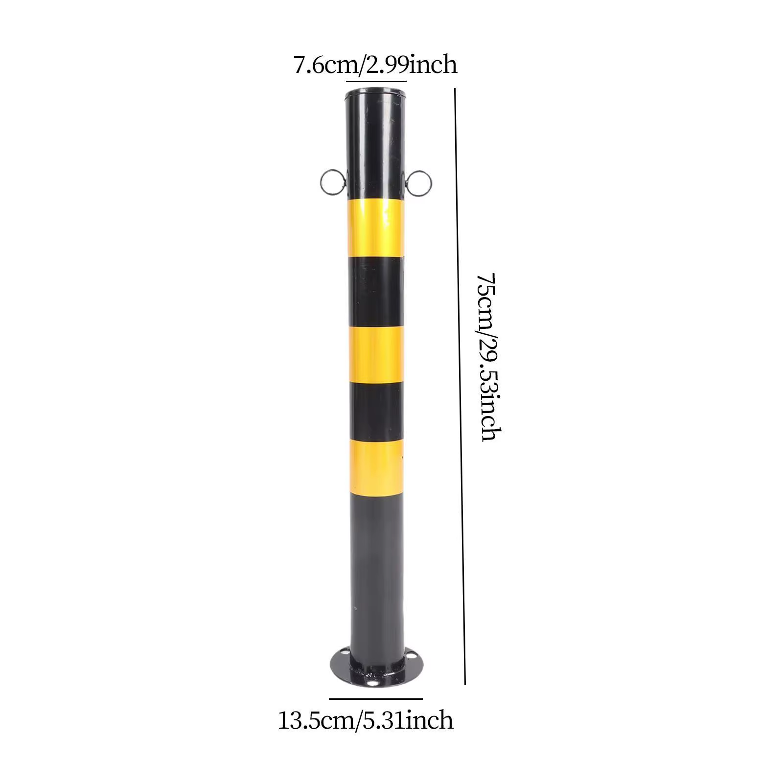 Borne de stationnement sûre 30' H, accessoires de Protection professionnels pour