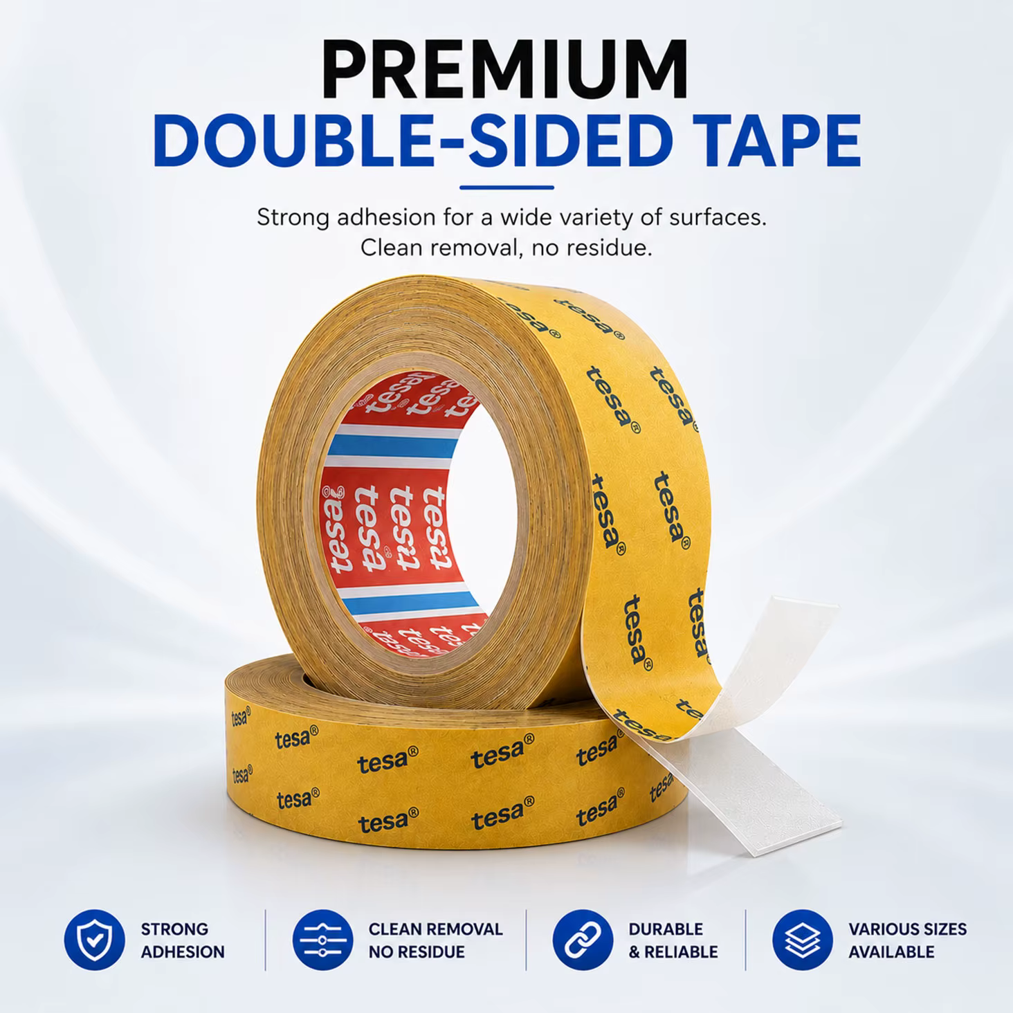 Ruban adhésif double face Tesa 51966 en PET