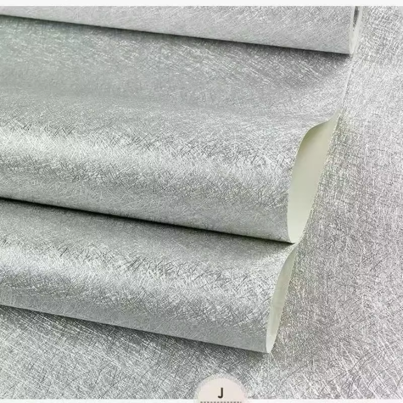 Papier peint rayé de luxe imperméable