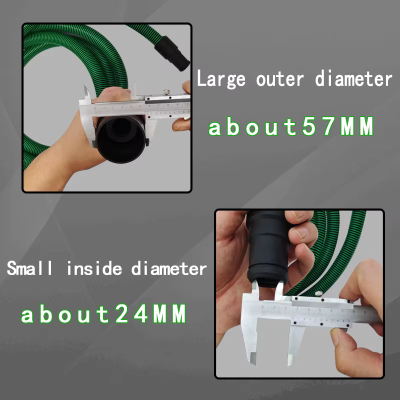 Tuyau de collecte de poussière d'aspirateur de Machine de papier de verre électrique de 5m