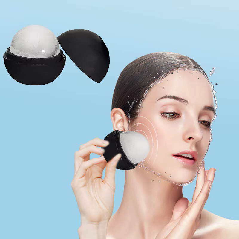Rouleau de glace pour le visage et les yeux, beauté du visage, outils de soins de la peau, Cube de glace, moule à glace en Silicone, accessoires de beauté