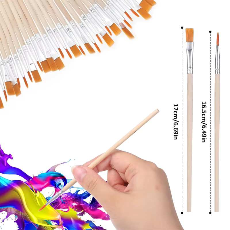 Lot de 40 pinceaux de peinture - 20