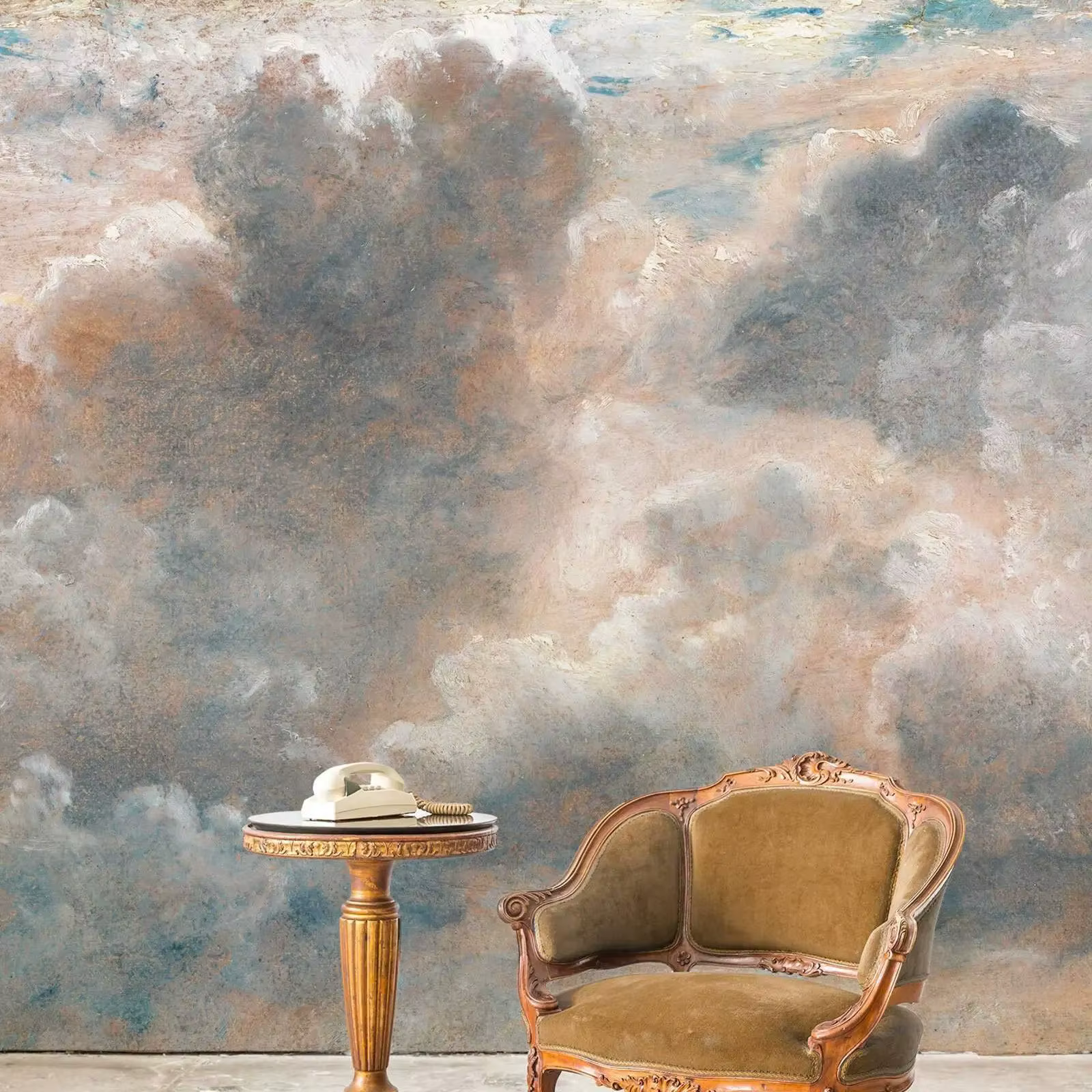 Papier peint nuage Vintage
