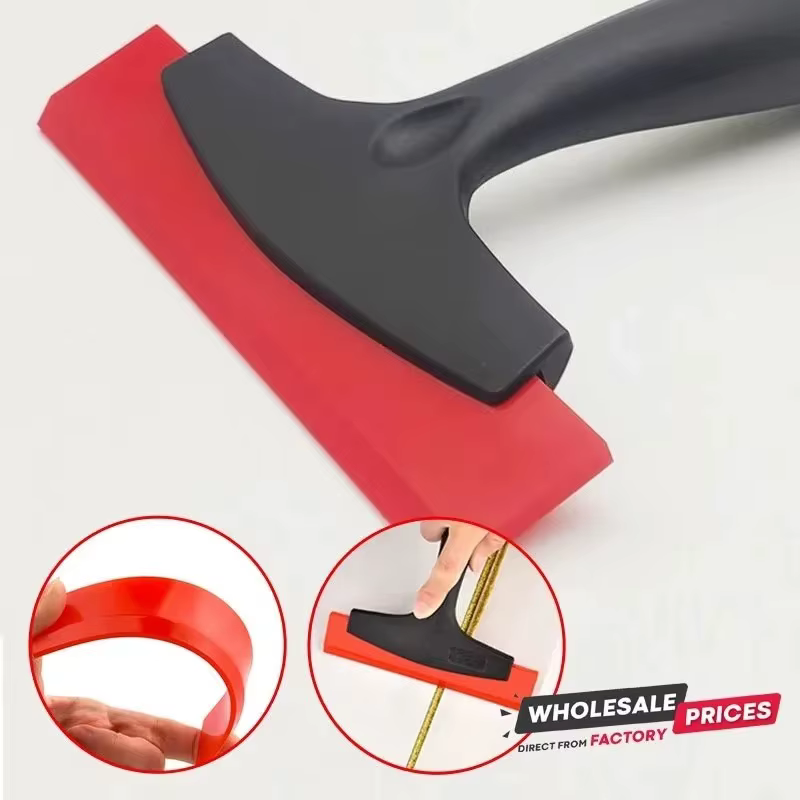 Grattoir de nettoyage d'écart de carrelage de raclette en caoutchouc