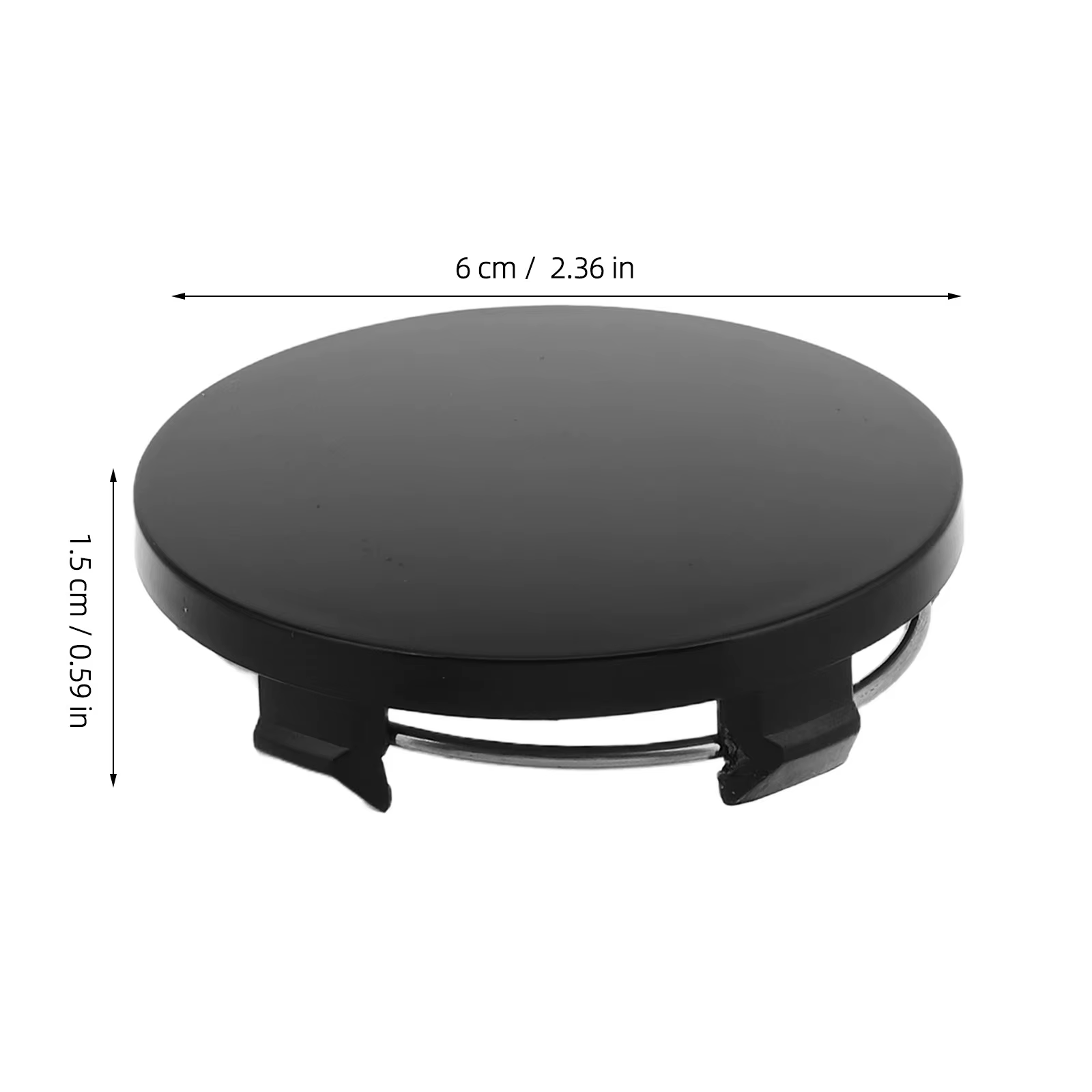 4 pièces de cache-moyeux universels de style incurvé, diamètre extérieur 60 mm, diamètre intérieur 56 mm, pour la protection des jantes de voiture