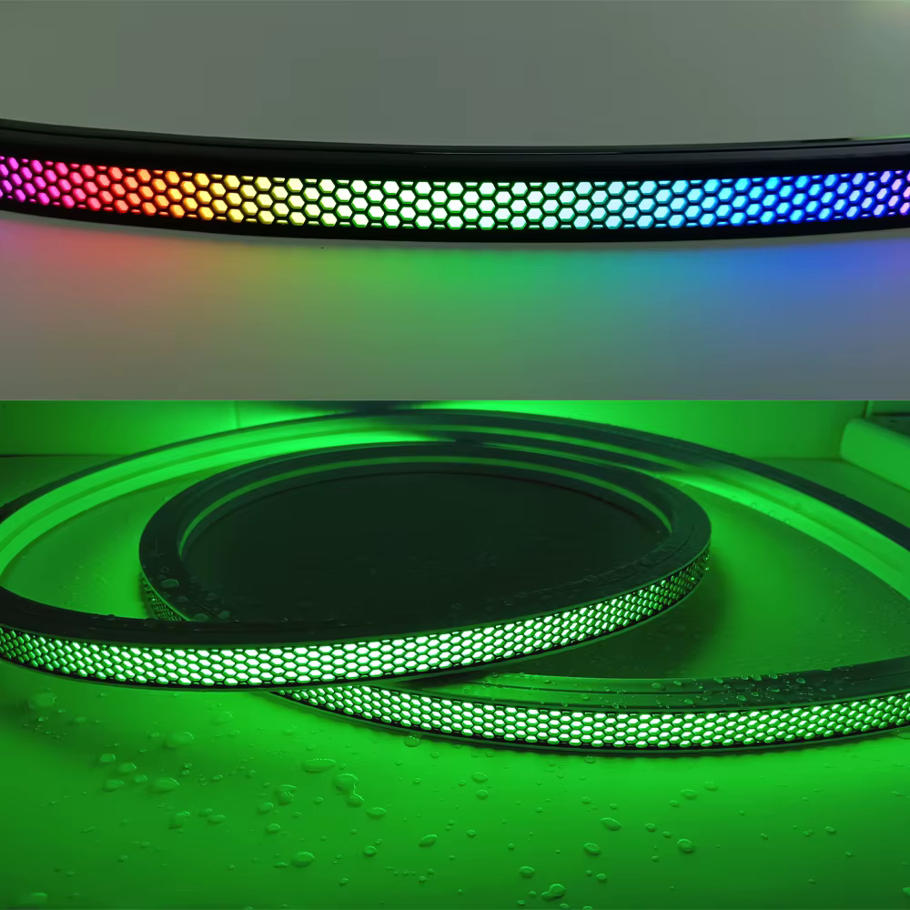 Bande lumineuse LED diffuseur Tube néon Anti-éblouissement IP67 étanche Flexible T1212 T1616 noir blanc pour 2835 5050 RGB 8mm-12mm lumière