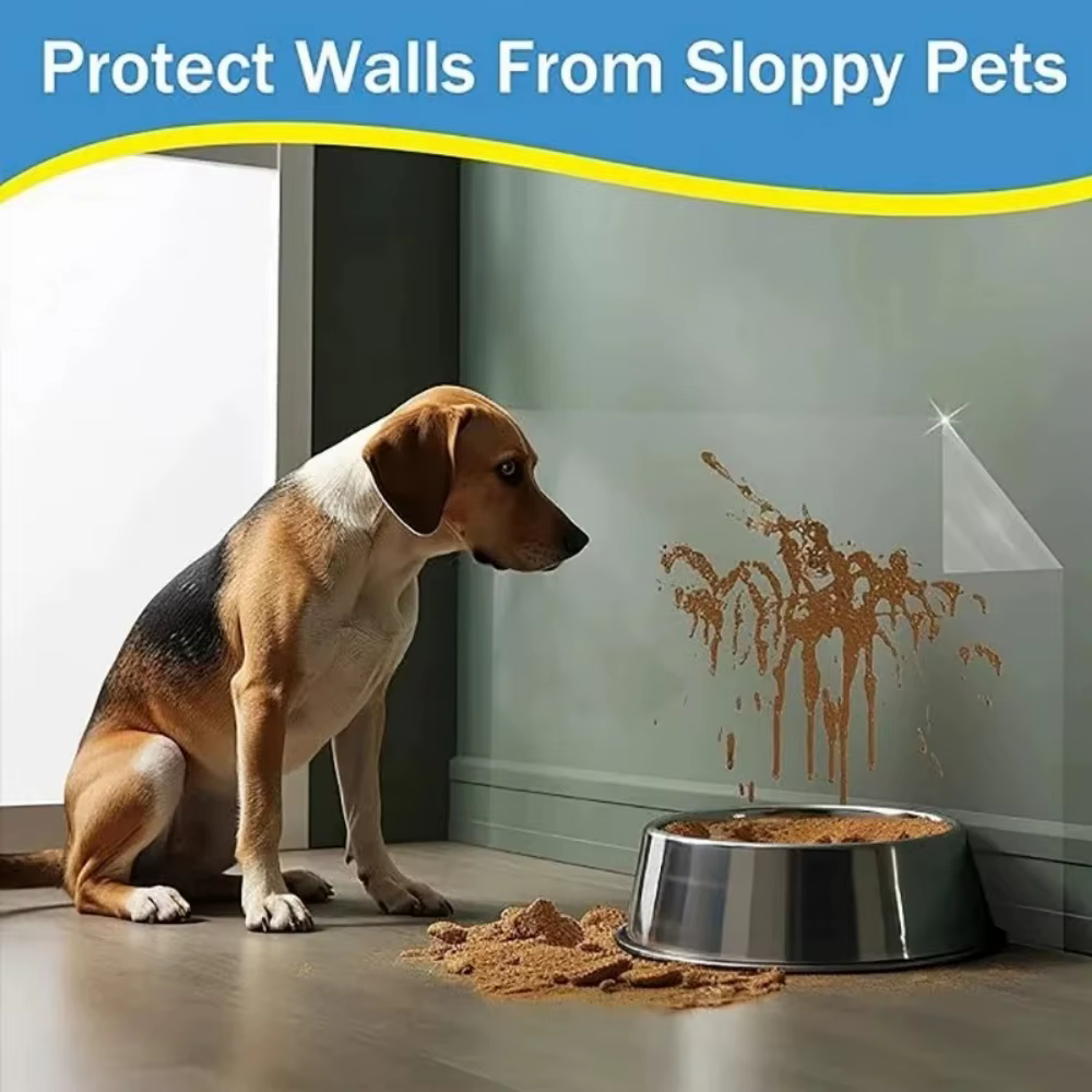 1 rouleau de papier peint transparent protecteur pour mur