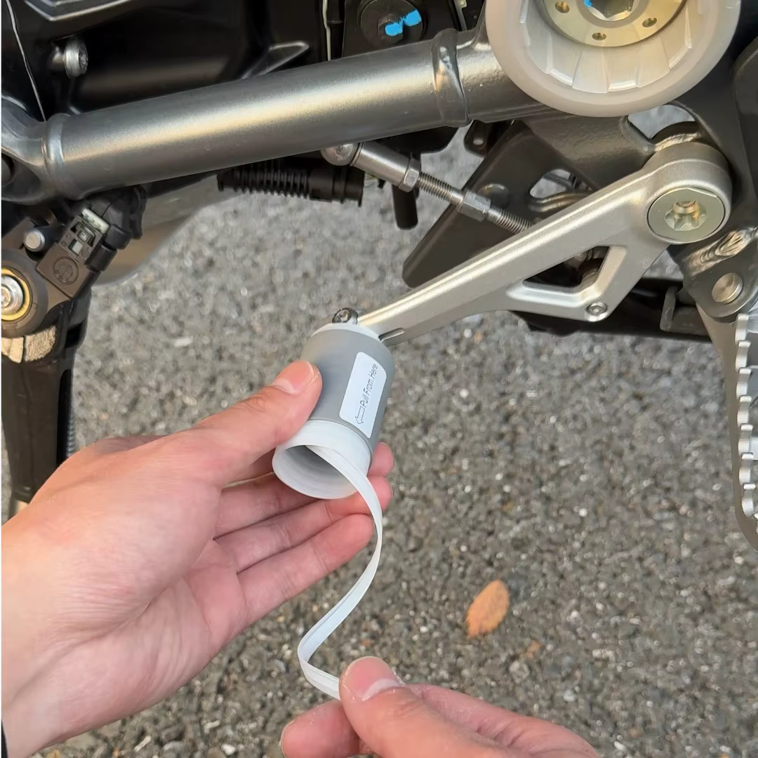 Couvre-pédale de levier de vitesse pour moto, 2 pièces, auto-rétractable, housse de protection pour équipement de conduite de moto, housse anti-salissure pour levier de vitesse