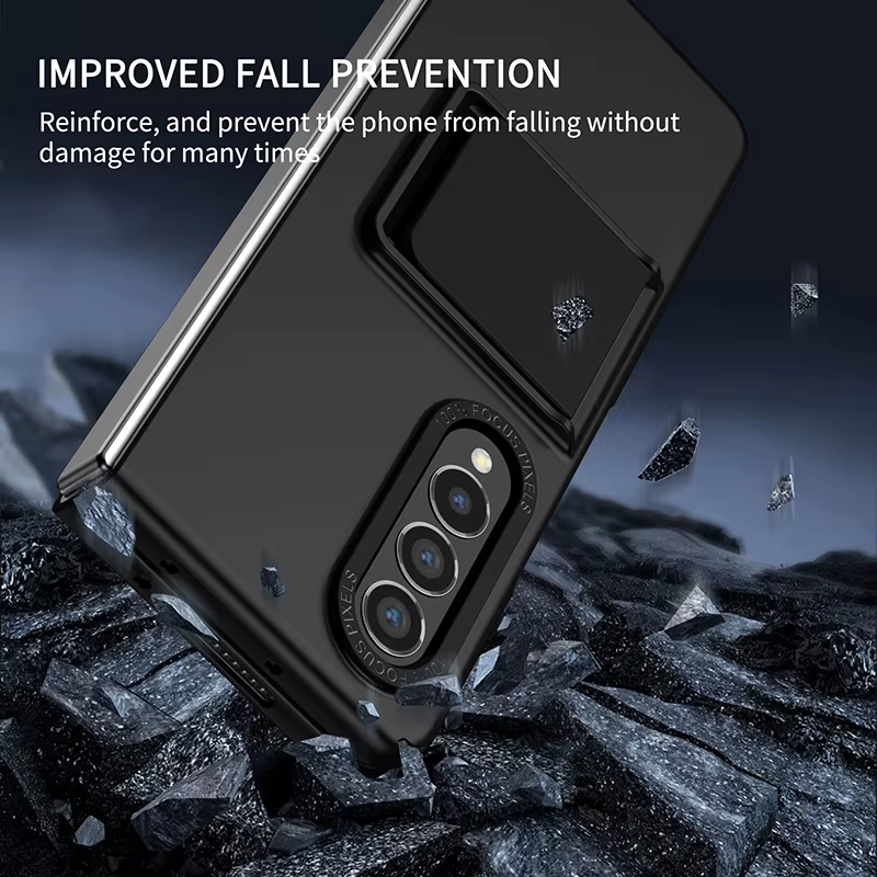 Pour Galaxy Z Fold7 étui avec béquille intégrée support caméra Protection anti-rayures couverture noir bleu vert pour Z Fold 4/5/6