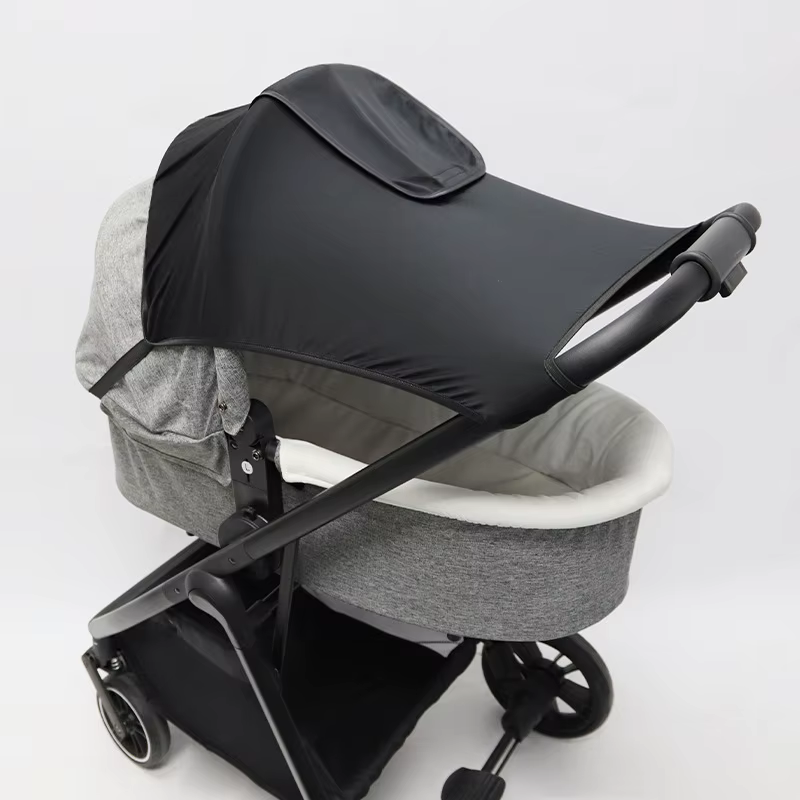 Pare-soleil universel pour poussette, protection UV, couverture solaire, visière pour la plupart des poussettes avec fenêtre de visualisation