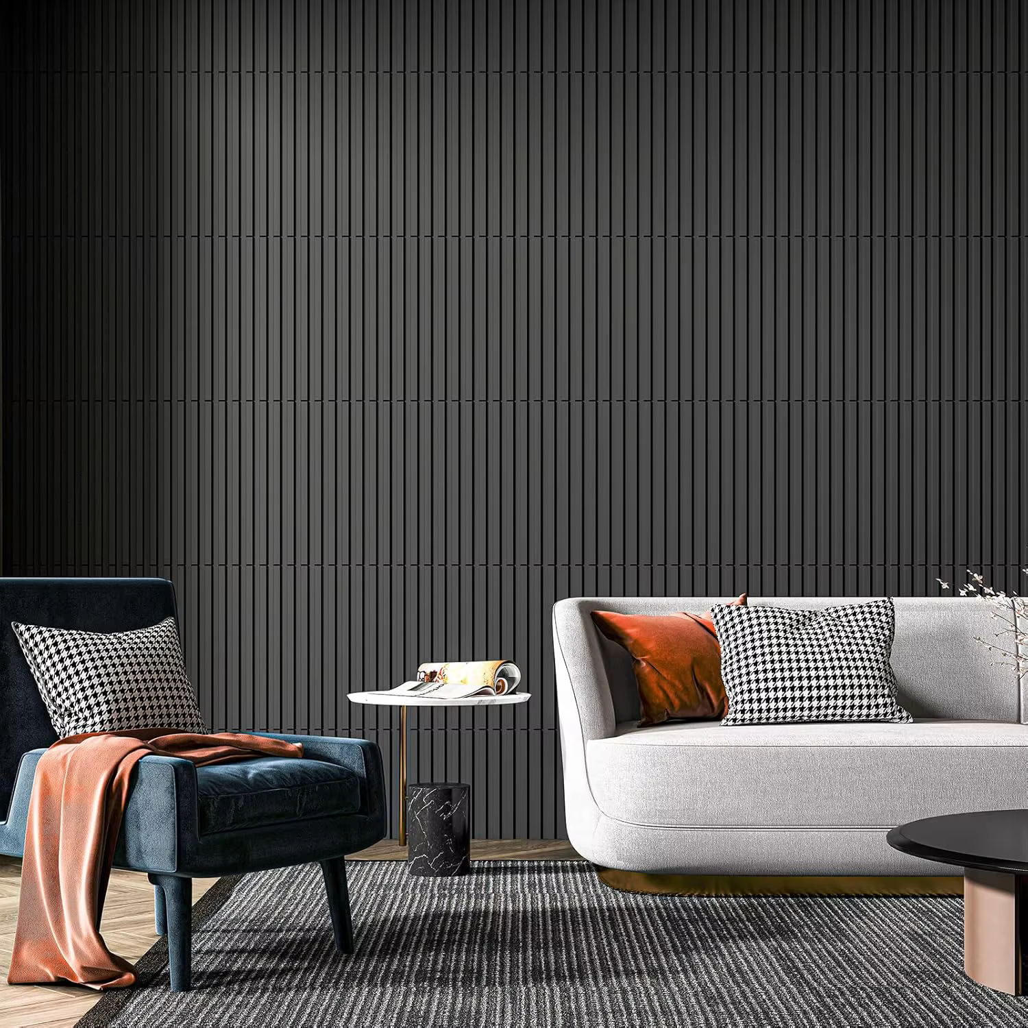 Panneaux muraux 3D pour décoration murale intérieure