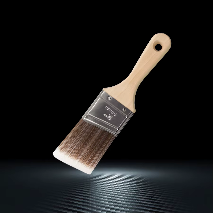Pinceau angulaire de 2 pouces de qualité supérieure pour la décoration industrielle ; Excellent outil pour la peinture murale DIY