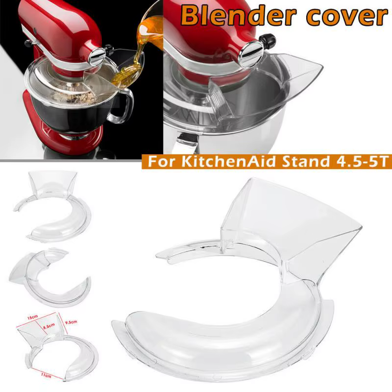 Support de Protection de Vidange KN1PS Lavable au Lave-Vaisselle, Couvercle de Vidange KN1PS 4.5-5 quarts, Compatible avec le Bouclier Verseur pour KitchenAid