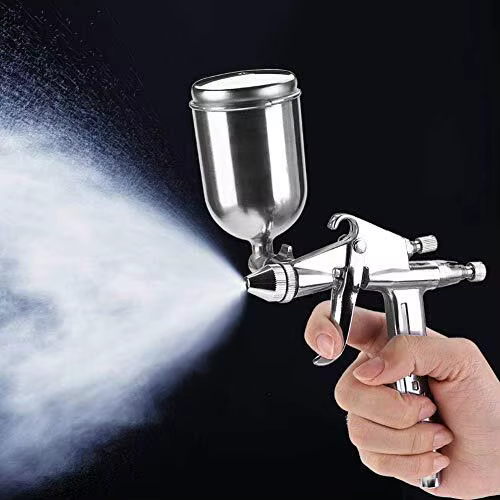 Pistolet de pulvérisation pneumatique miniature de 125 ml avec buse de 0