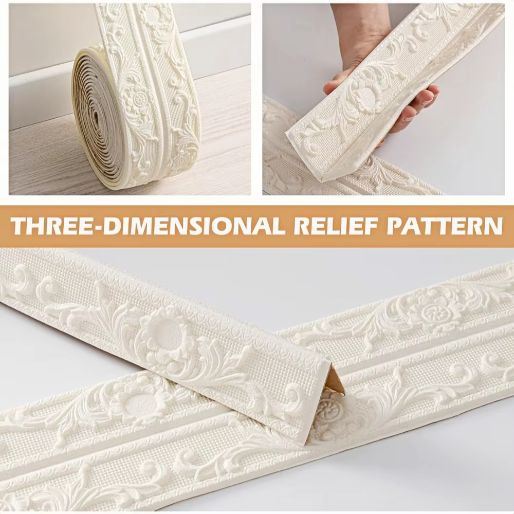 1 rouleau de bande décorative pour plafond