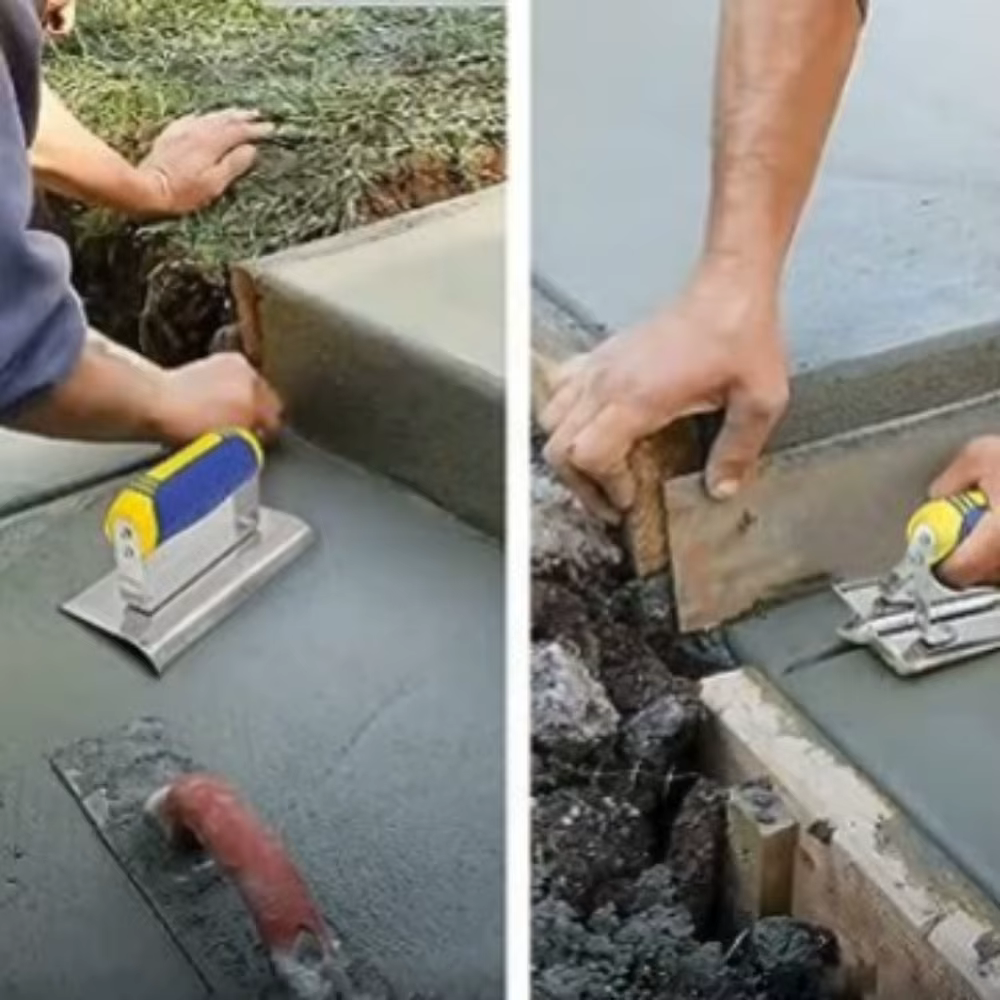 2 pièces Truelle de plâtrage en acier inoxydable