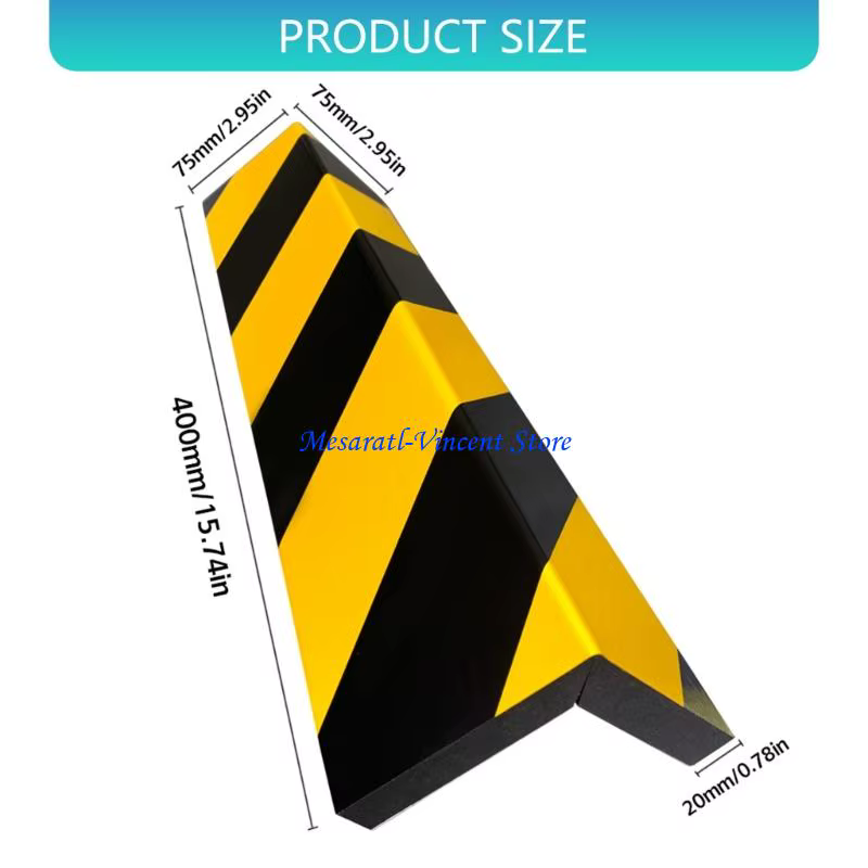 A70F – protections d en mousse EVA absorbant les chocs, murale auto-adhésive pour les parkings, les des à